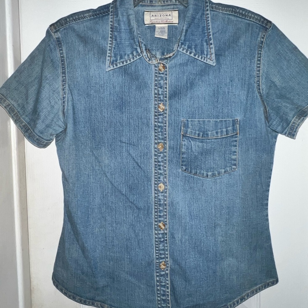 Fitted Denim Shirt